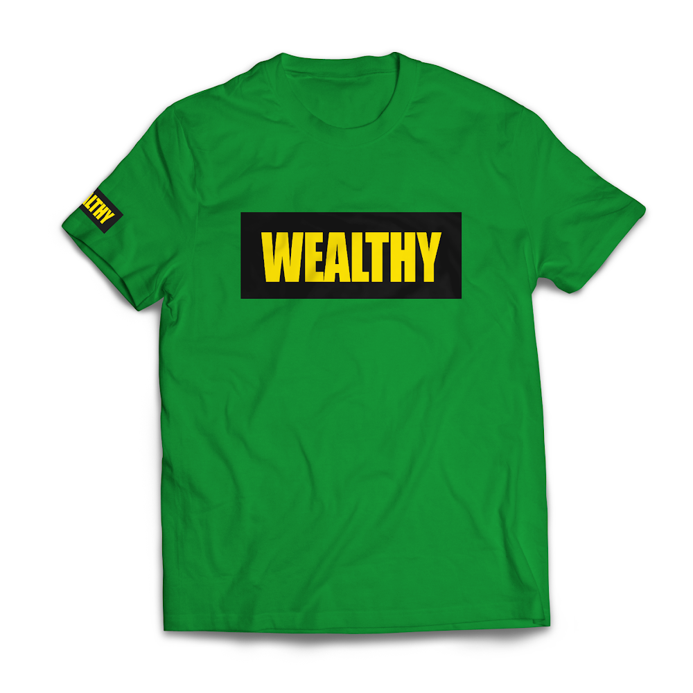 Wealthy Tee (Green/Black/Yellow)