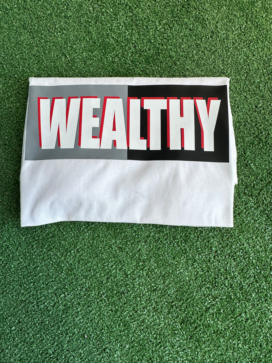 Wealthy Tee (White/Black/Grey/Red)