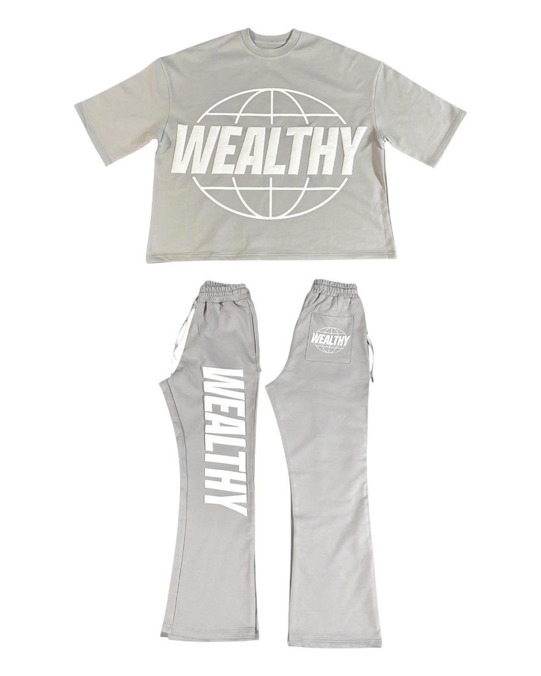 Wealthy Global Set (Gray/White)