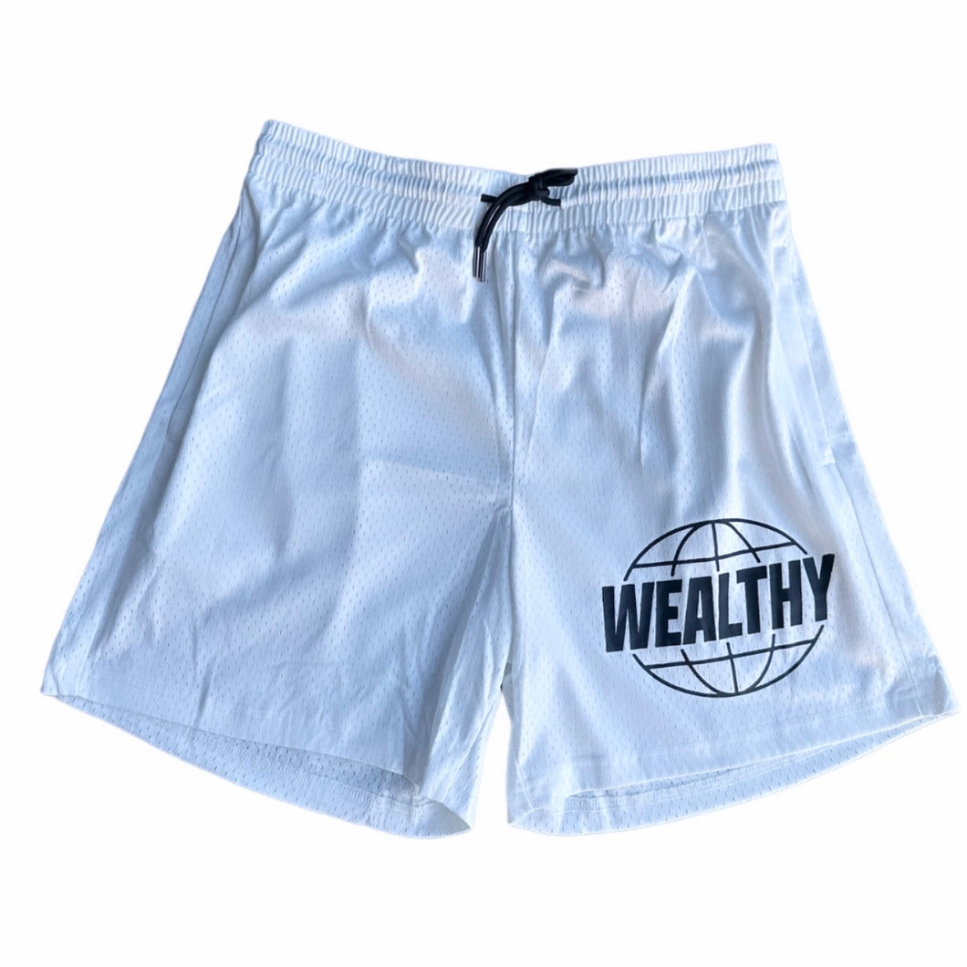 Wealthy Shorts (White/Black)