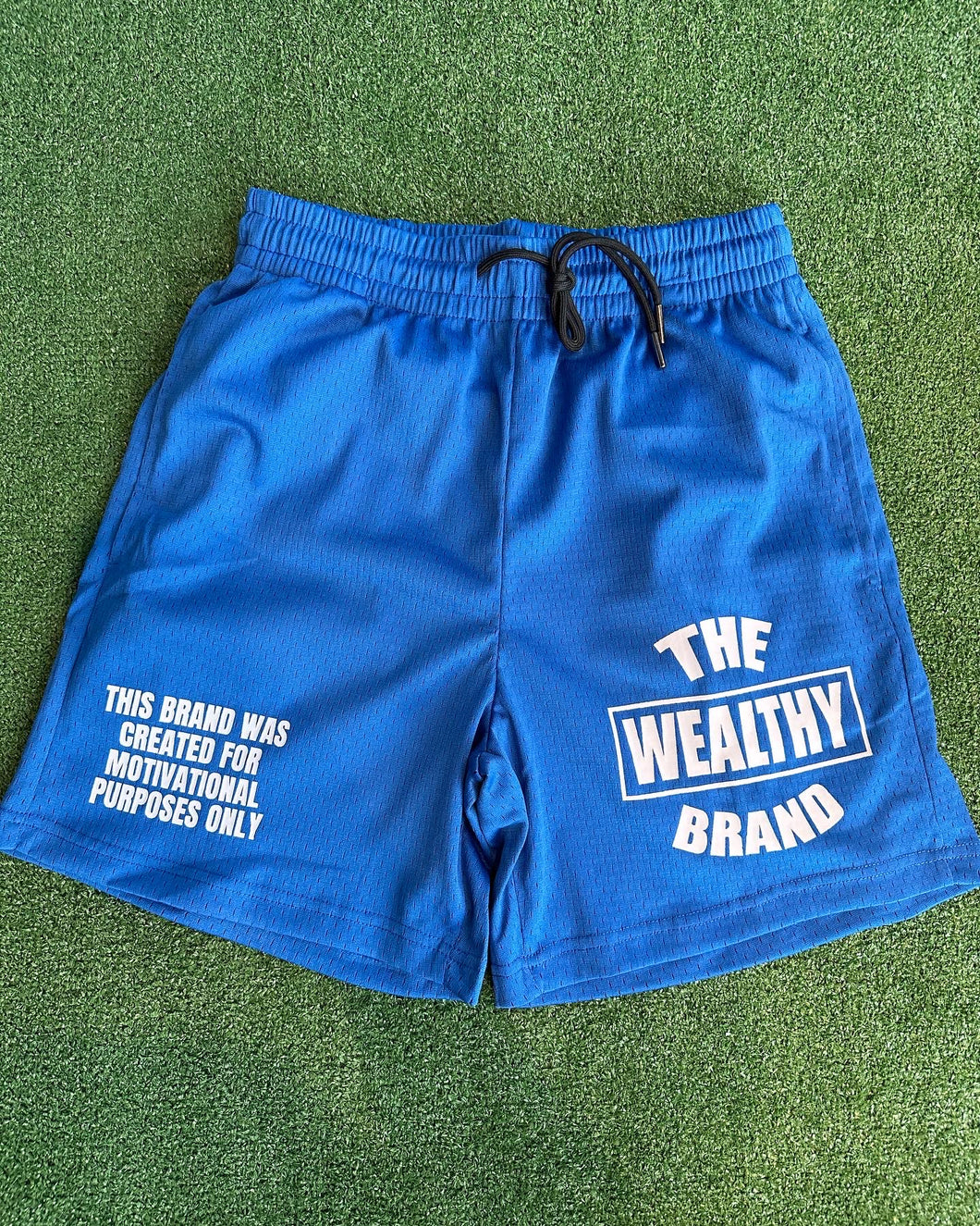 Wealthy Shorts (Royal Blue/White)