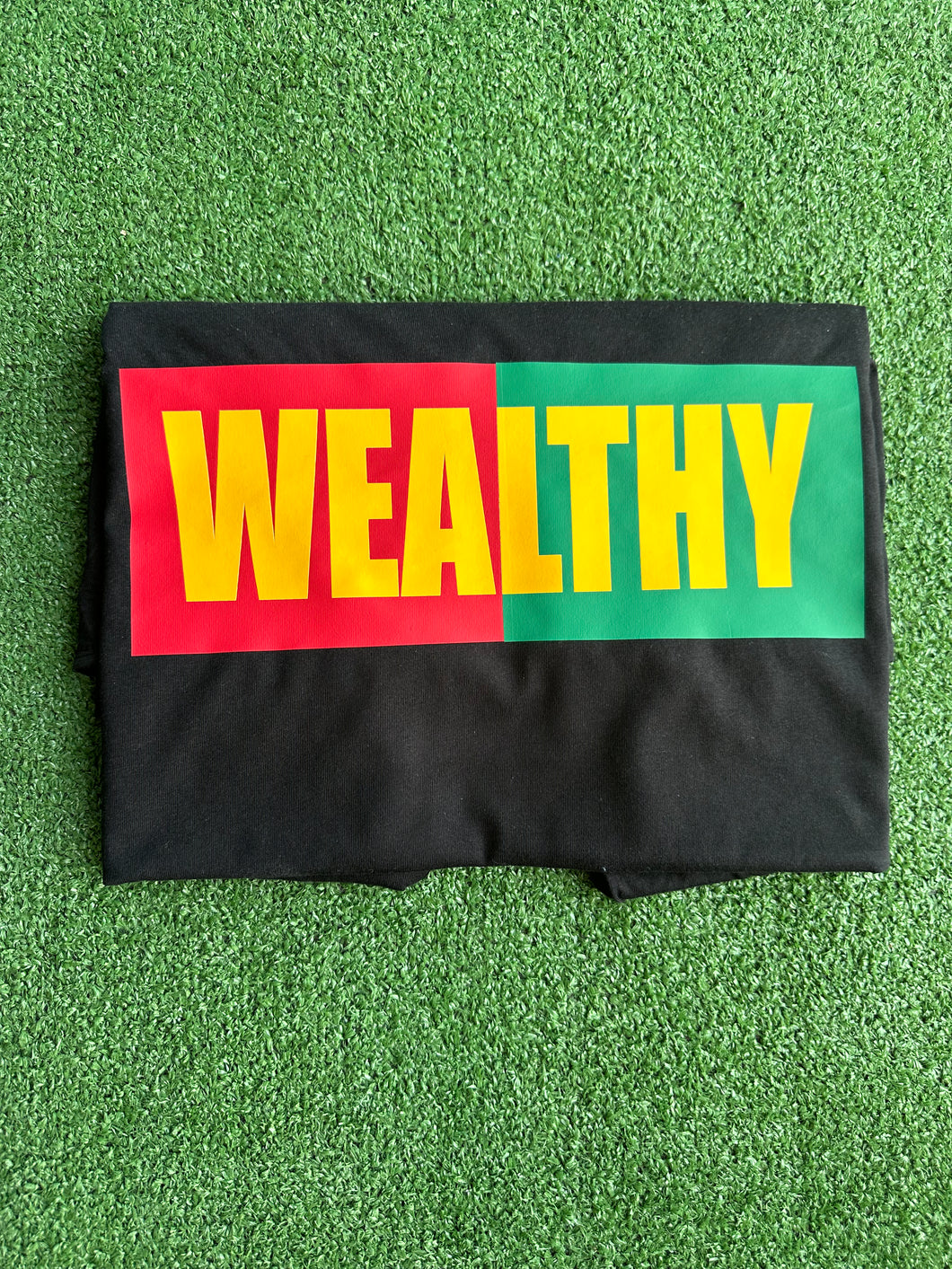 Wealthy Tee (Black/Red/Green/Yellow)