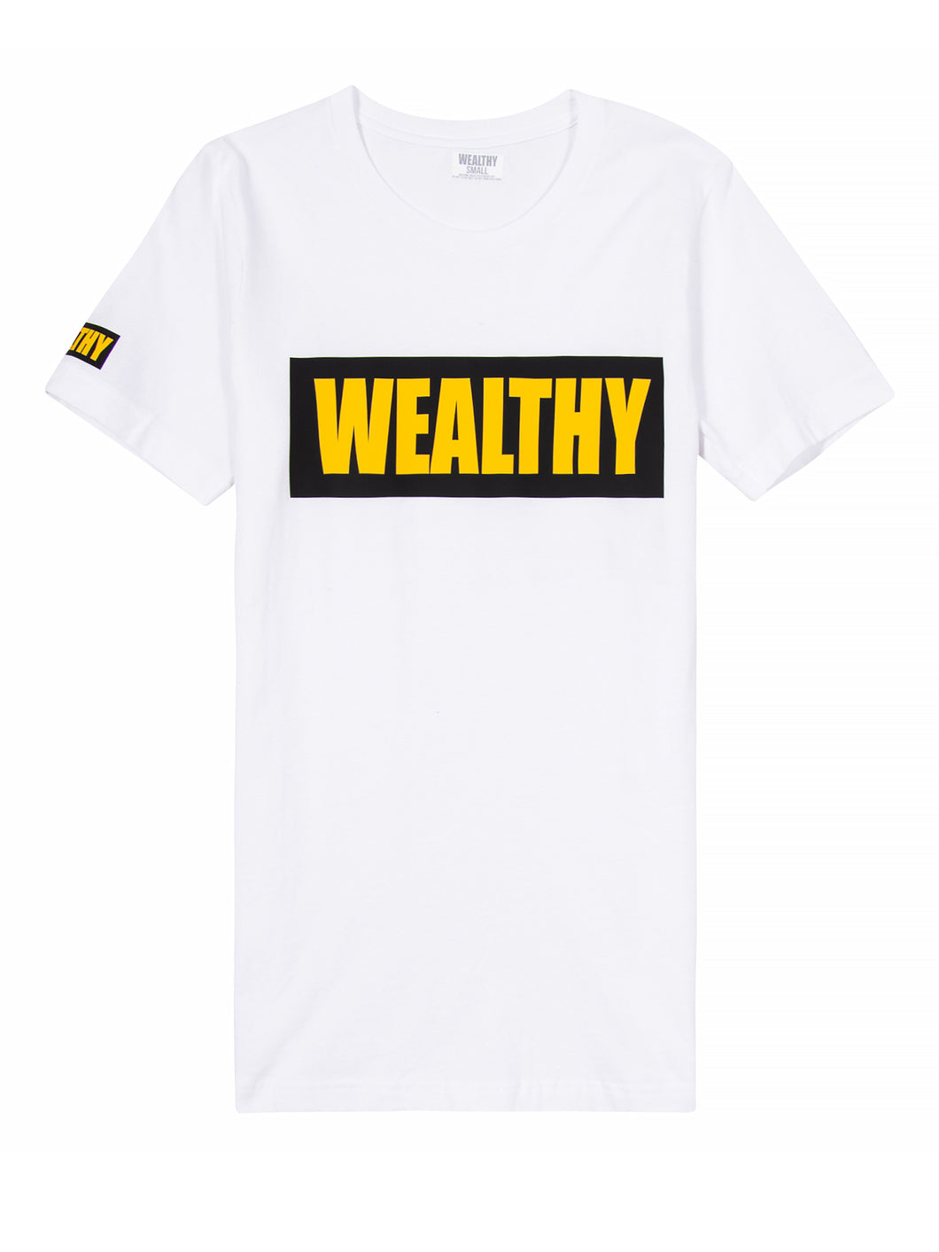 Wealthy Tee (White/Black/Yellow)