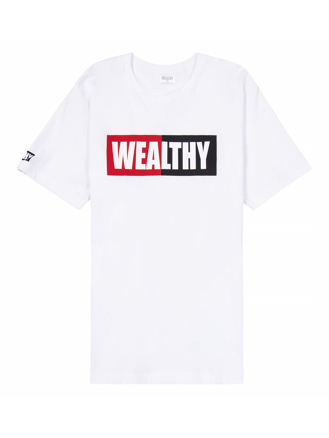 Wealthy Tee (White/Black/Red/White)