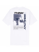 Load image into Gallery viewer, Think Wealthy Tee (White/Black)
