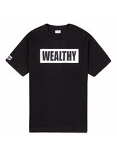 Load image into Gallery viewer, Wealthy Tee (Black/White)
