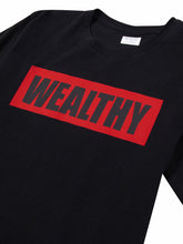 Load image into Gallery viewer, Wealthy Tee (Black/Red)
