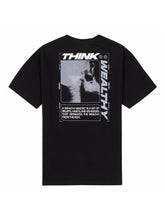 Load image into Gallery viewer, Think Wealthy Tee (Black/White)

