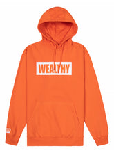 Load image into Gallery viewer, Wealthy Hoodie (Orange/White)
