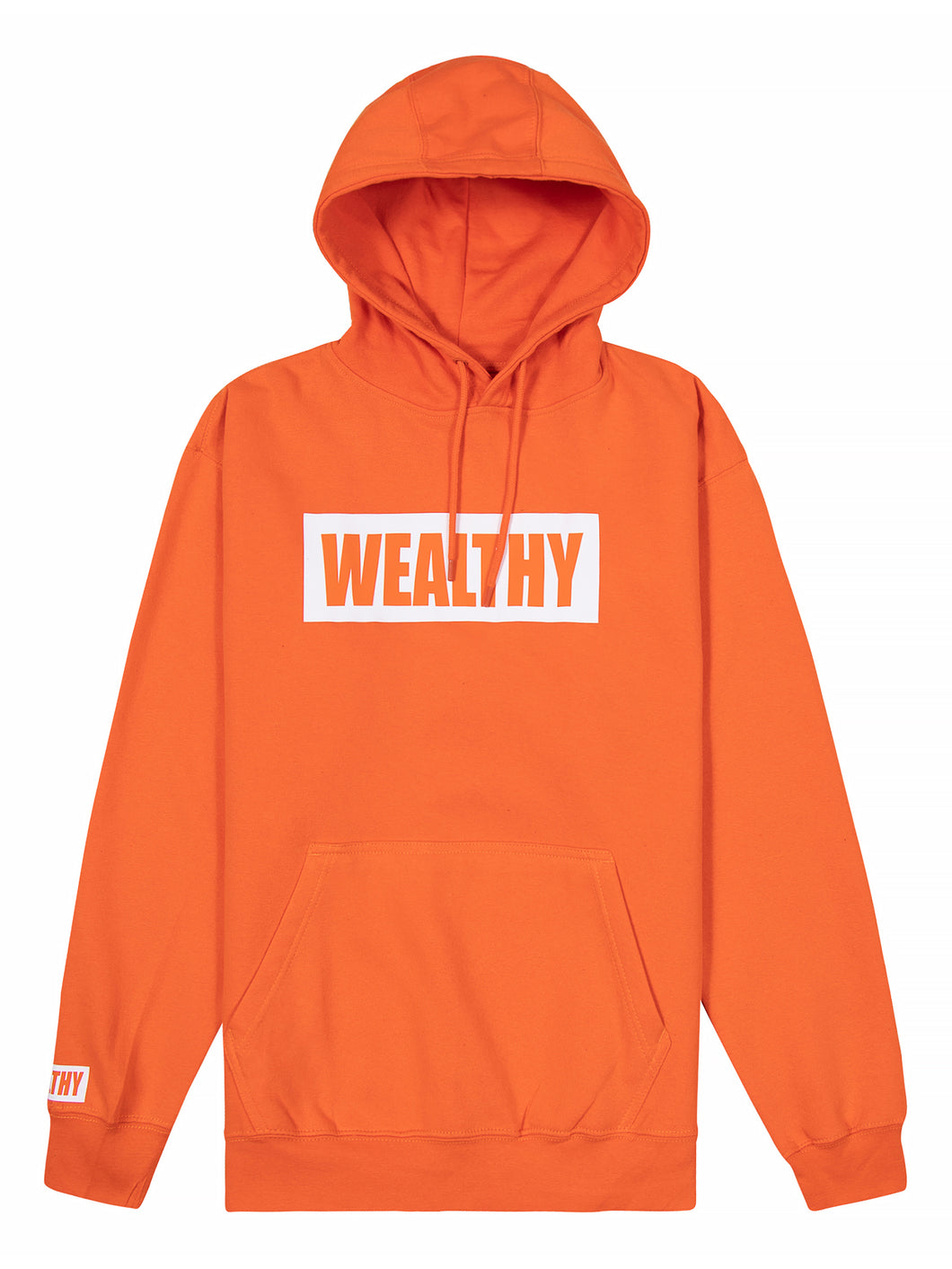 Wealthy Hoodie (Orange/White)