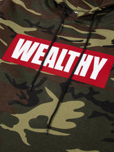 Load image into Gallery viewer, Wealthy Hoodie (Camo/Red/White)
