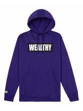 Load image into Gallery viewer, Wealthy Hoodie (Purple/Black/White)

