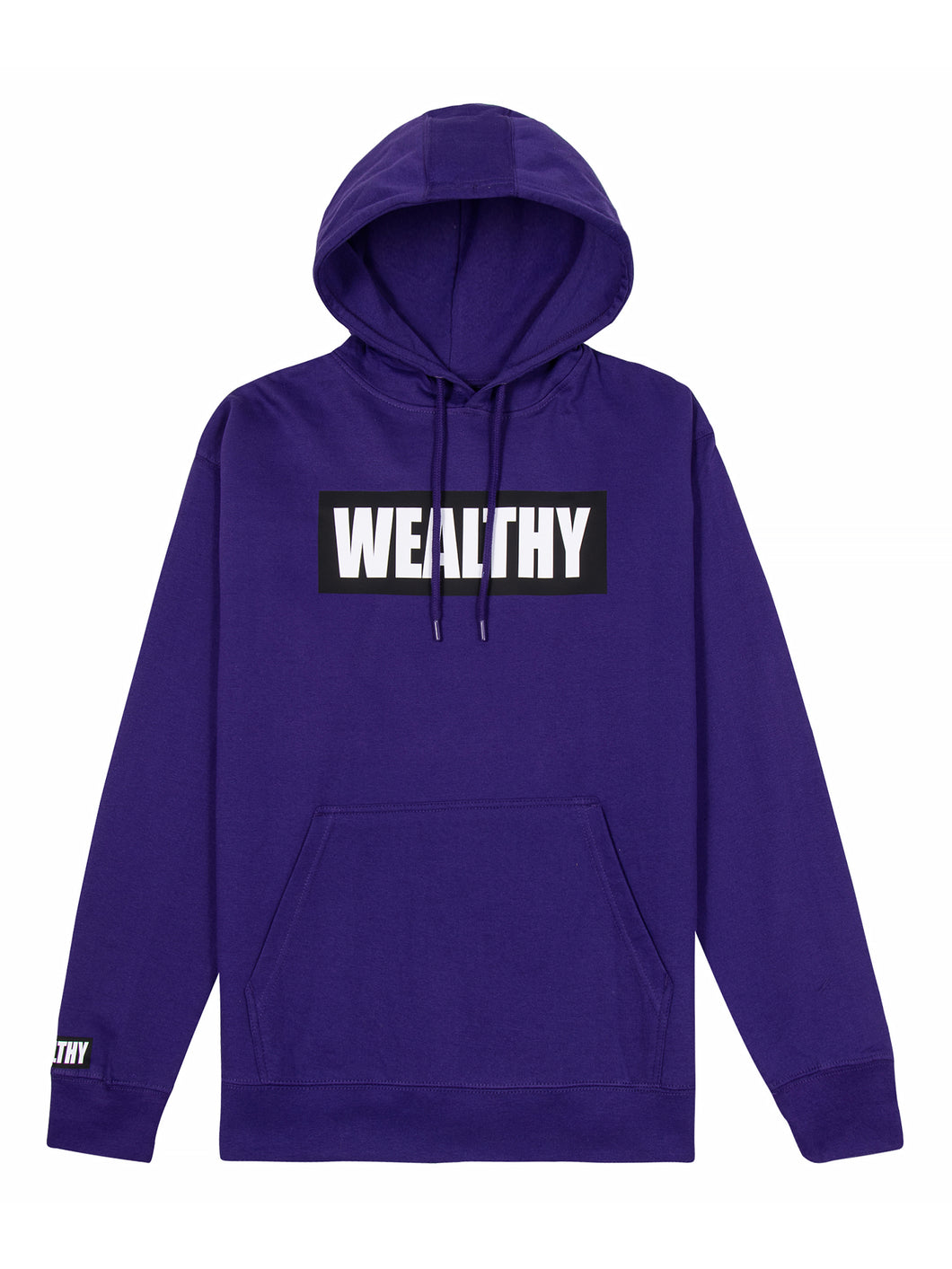 Wealthy Hoodie (Purple/Black/White)