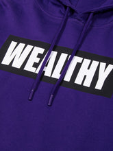 Load image into Gallery viewer, Wealthy Hoodie (Purple/Black/White)
