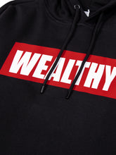 Load image into Gallery viewer, Wealthy Hoodie (Black/Red/White)
