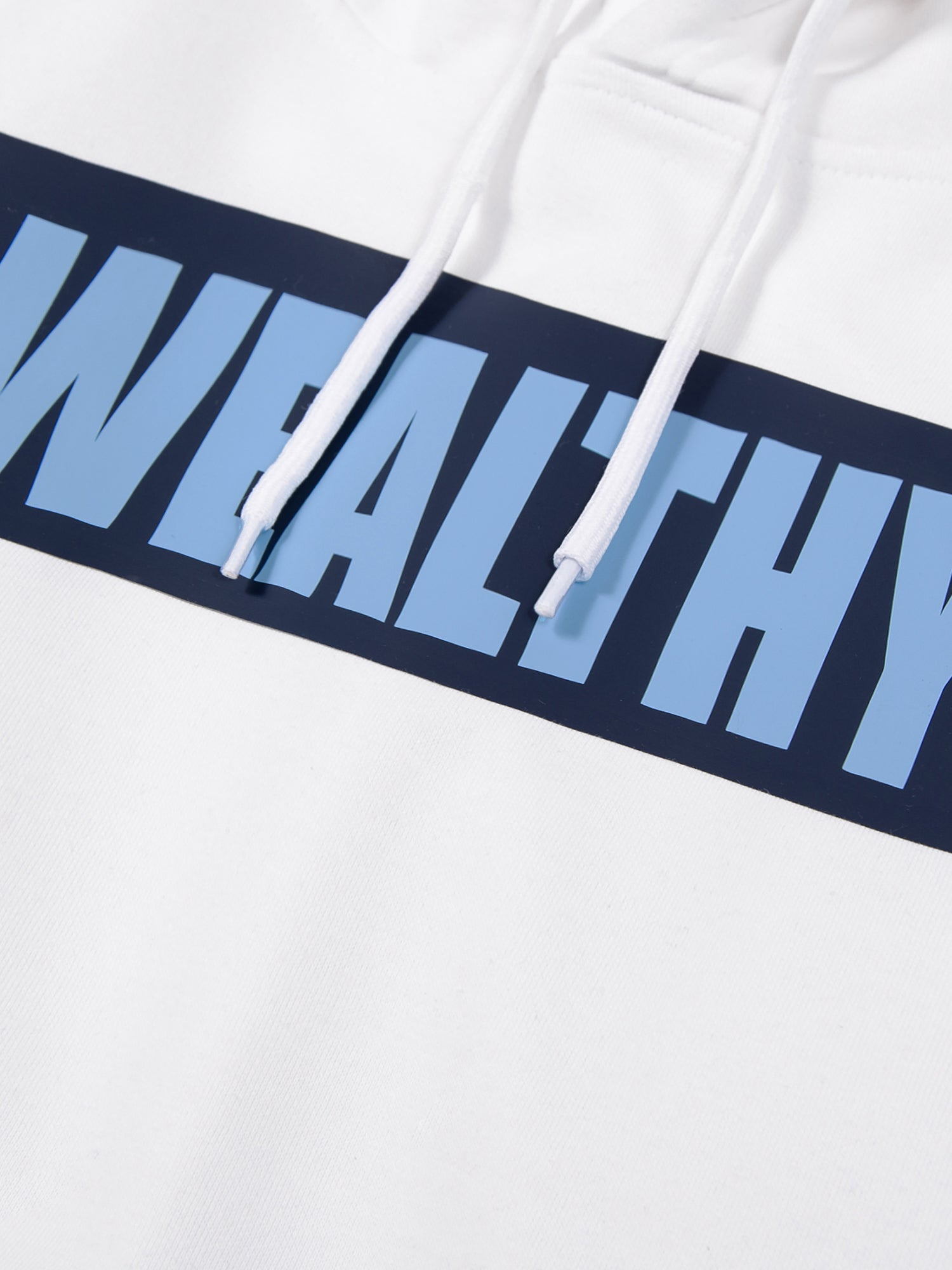 Wealthy Hoodie (White/Navy/Baby Blue) – The Wealthy Store