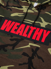Load image into Gallery viewer, Wealthy Hoodie (Camo/Black/Red)
