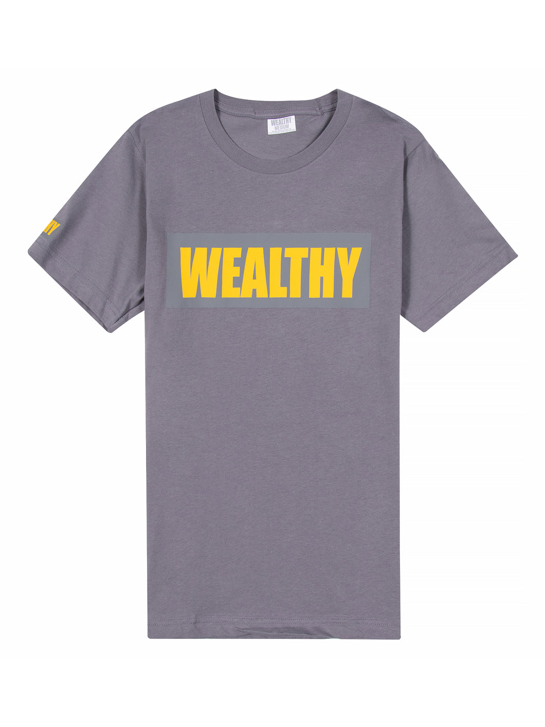 Wealthy Tee (Grey/Grey/Yellow)