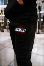 Load image into Gallery viewer, Wealthy Jogger Set (Black/Red/White)
