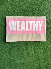 Load image into Gallery viewer, Wealthy Tee (Tan/Pink/White)
